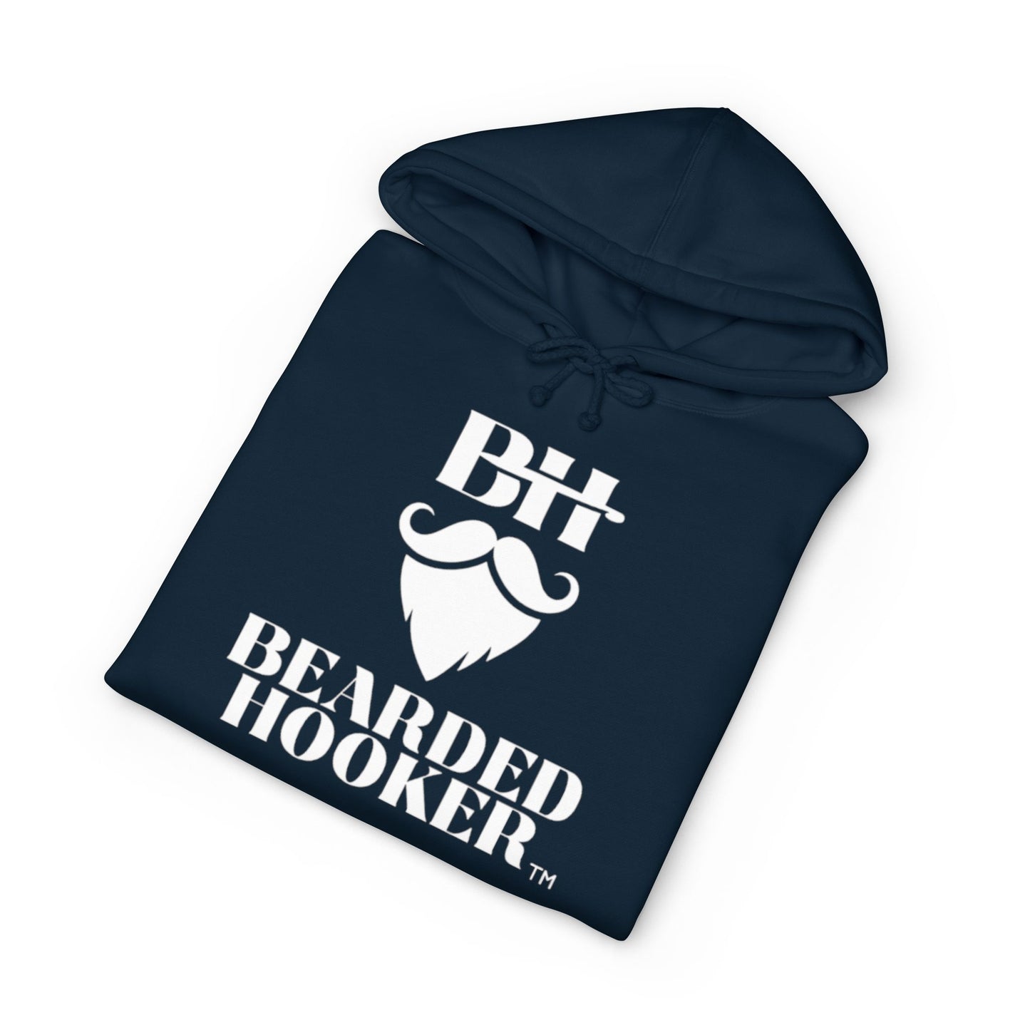 Bearded Hooker Hoodie — Graphic Beard Logo Pullover