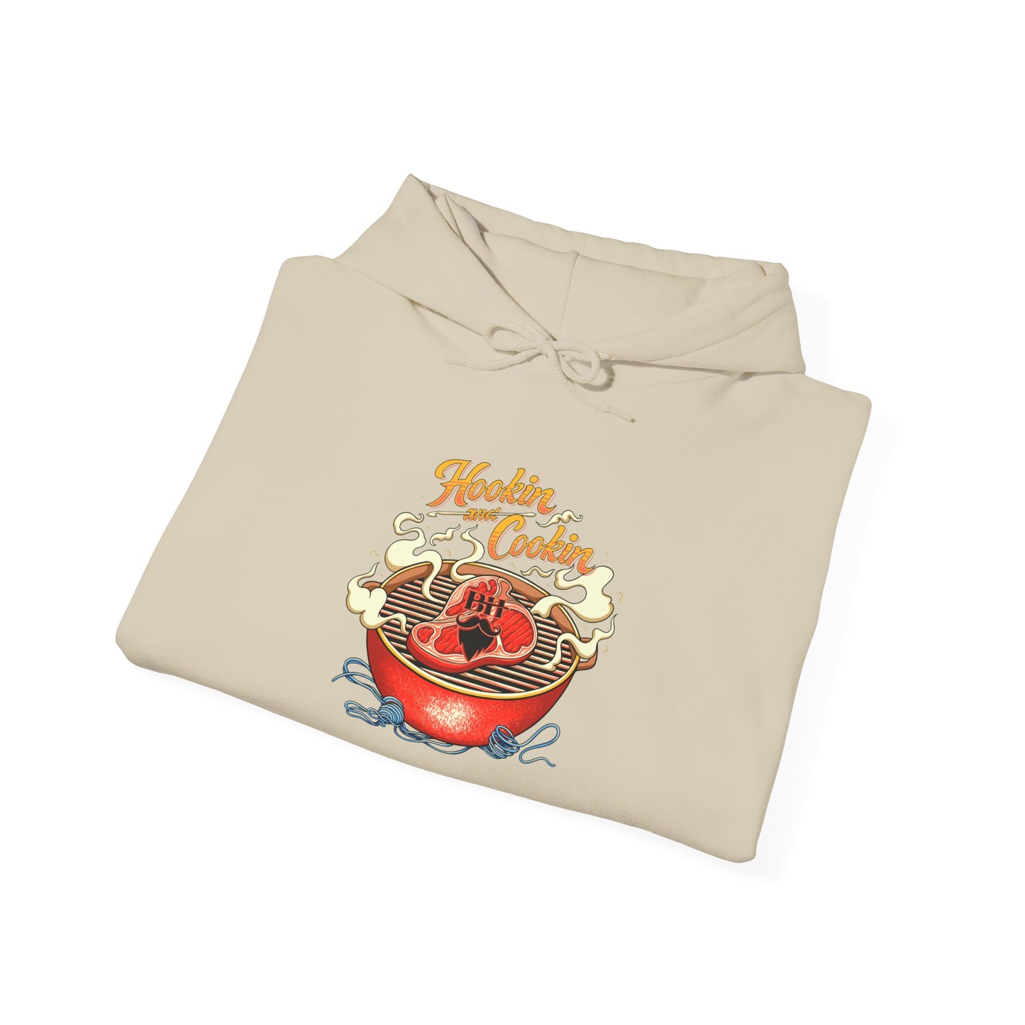 Hoodie — 'Hoosier Cooker' Retro Chili Pot Graphic Pullover