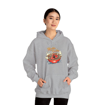 Hoodie — 'Hoosier Cooker' Retro Chili Pot Graphic Pullover