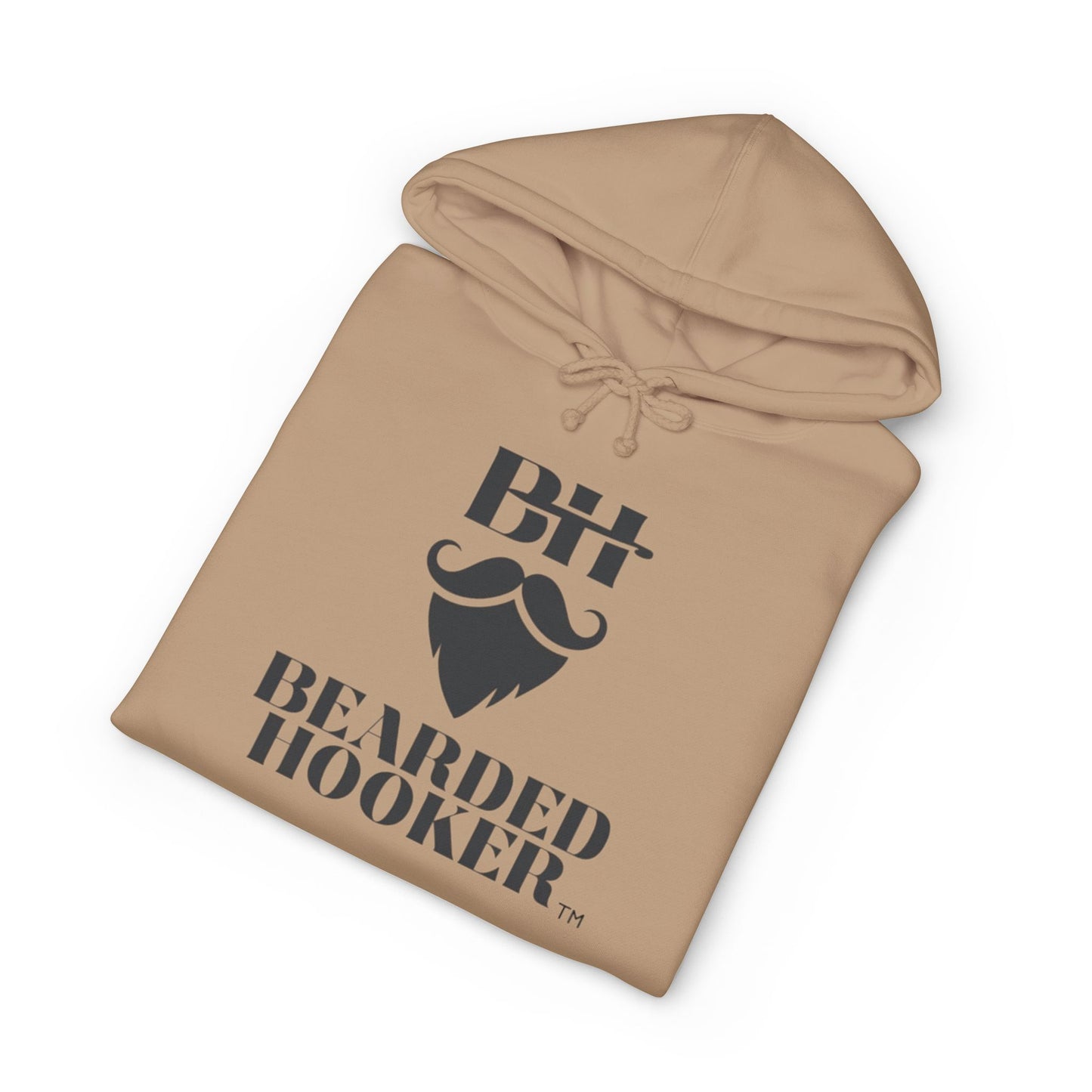 Bearded Hooker Hoodie — Graphic Beard Logo Pullover