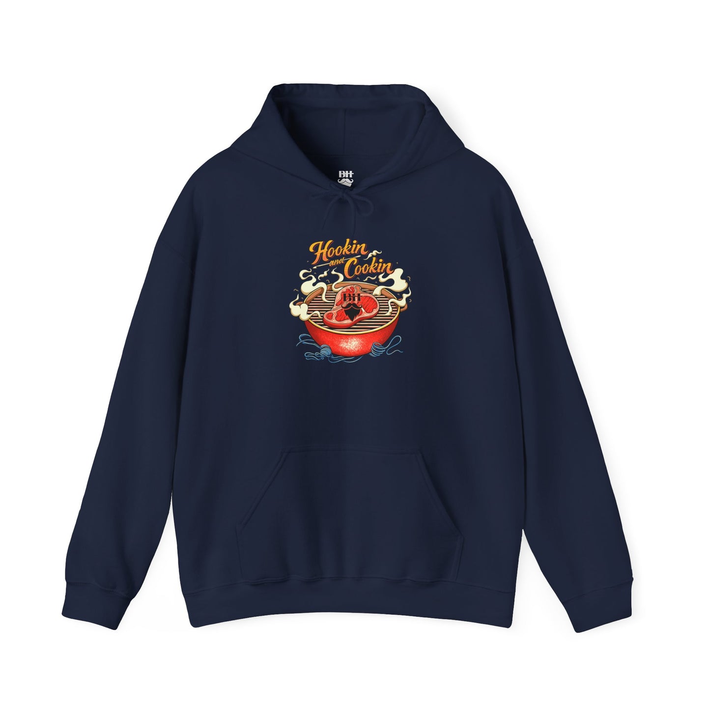 Hoodie — 'Hoosier Cooker' Retro Chili Pot Graphic Pullover