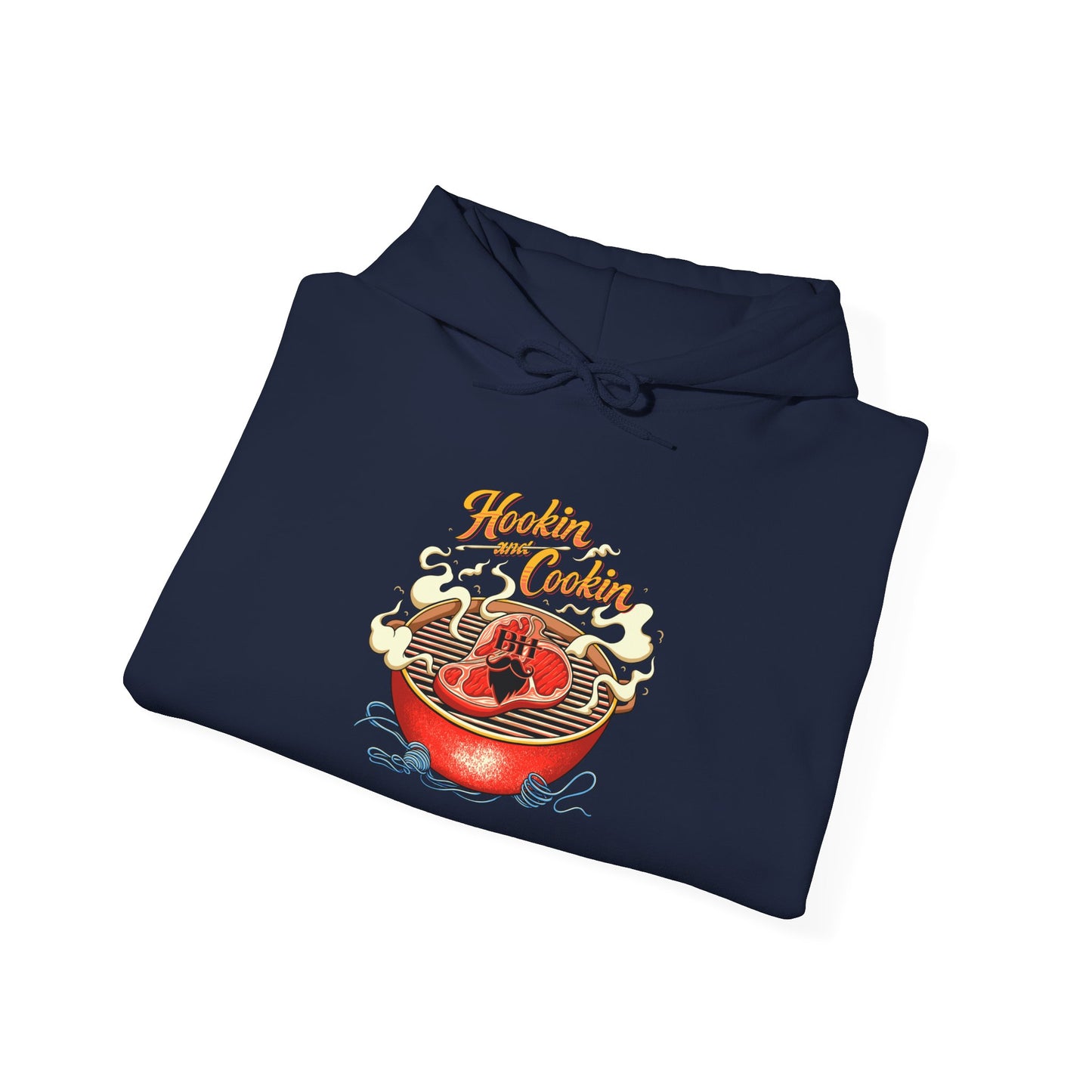 Hoodie — 'Hoosier Cooker' Retro Chili Pot Graphic Pullover