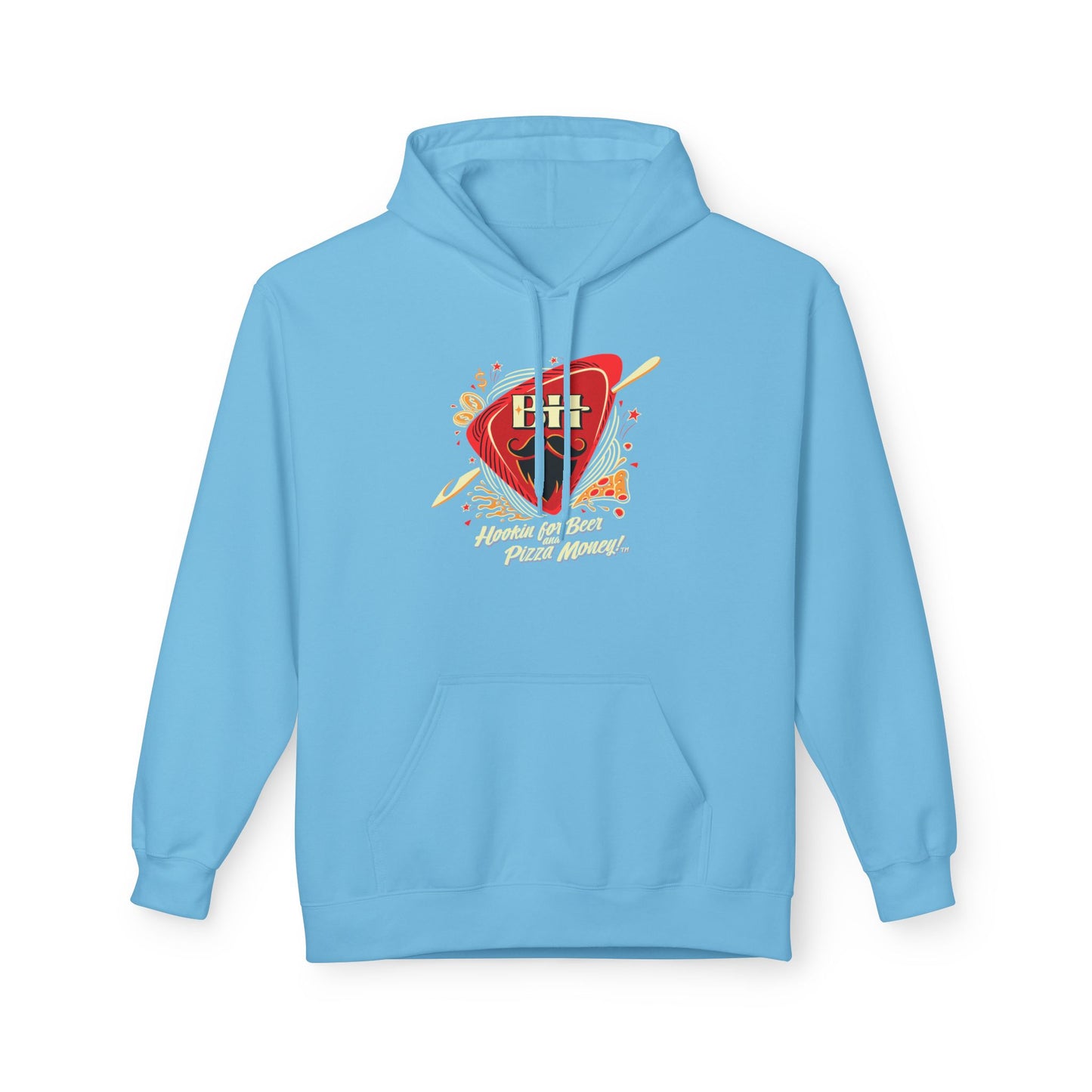 Guitar Pick Graphic Hoodie — "Play On" Music Lover Pullover