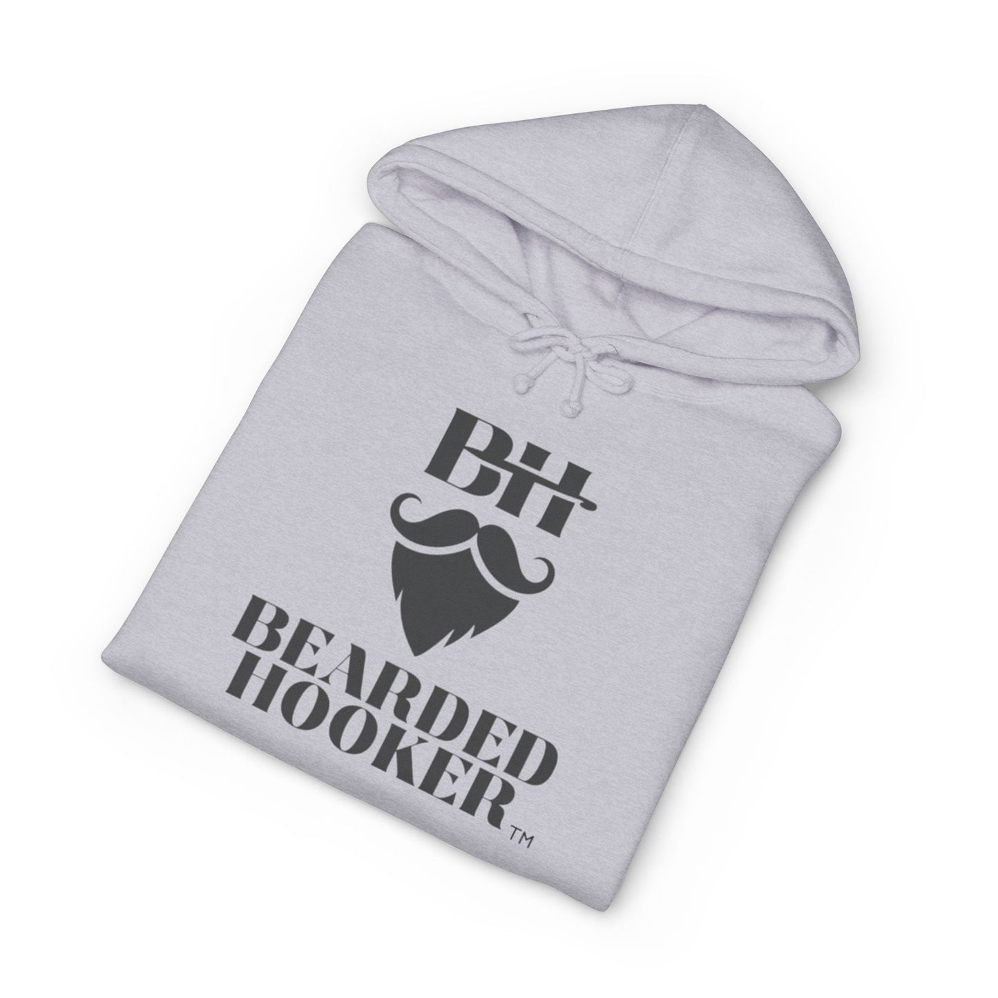 Bearded Hooker Hoodie — Graphic Beard Logo Pullover
