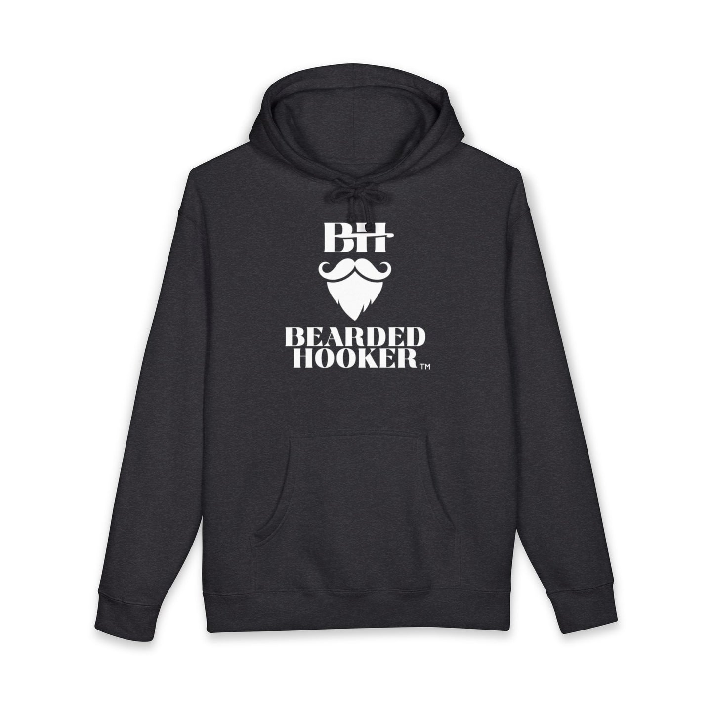 Bearded Hooker Hoodie — Graphic Beard Logo Pullover