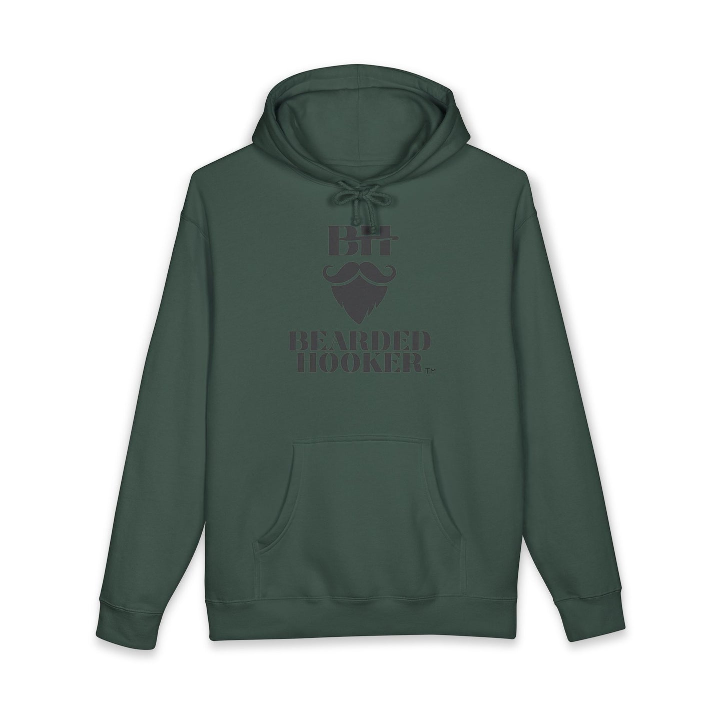 Bearded Hooker Hoodie — Graphic Beard Logo Pullover