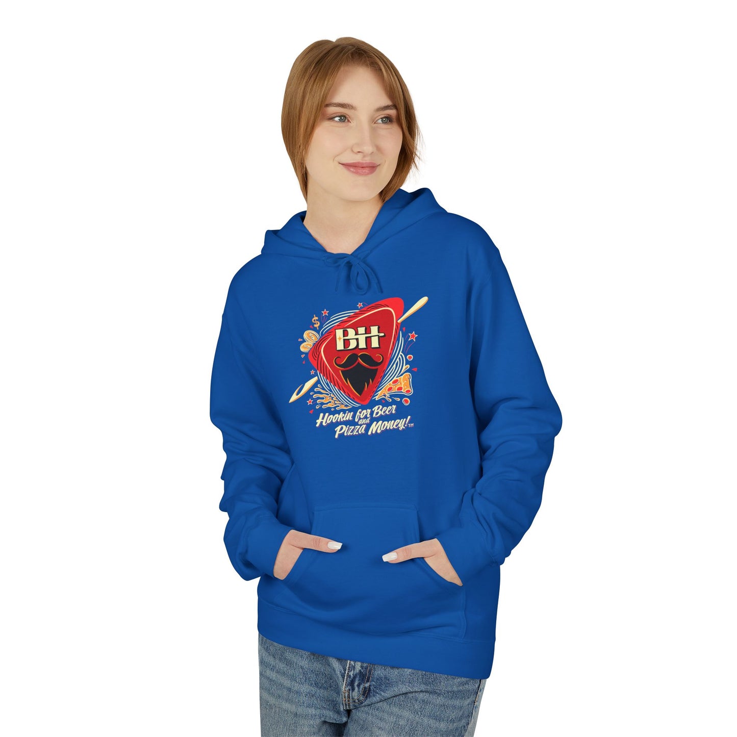 Guitar Pick Graphic Hoodie — "Play On" Music Lover Pullover