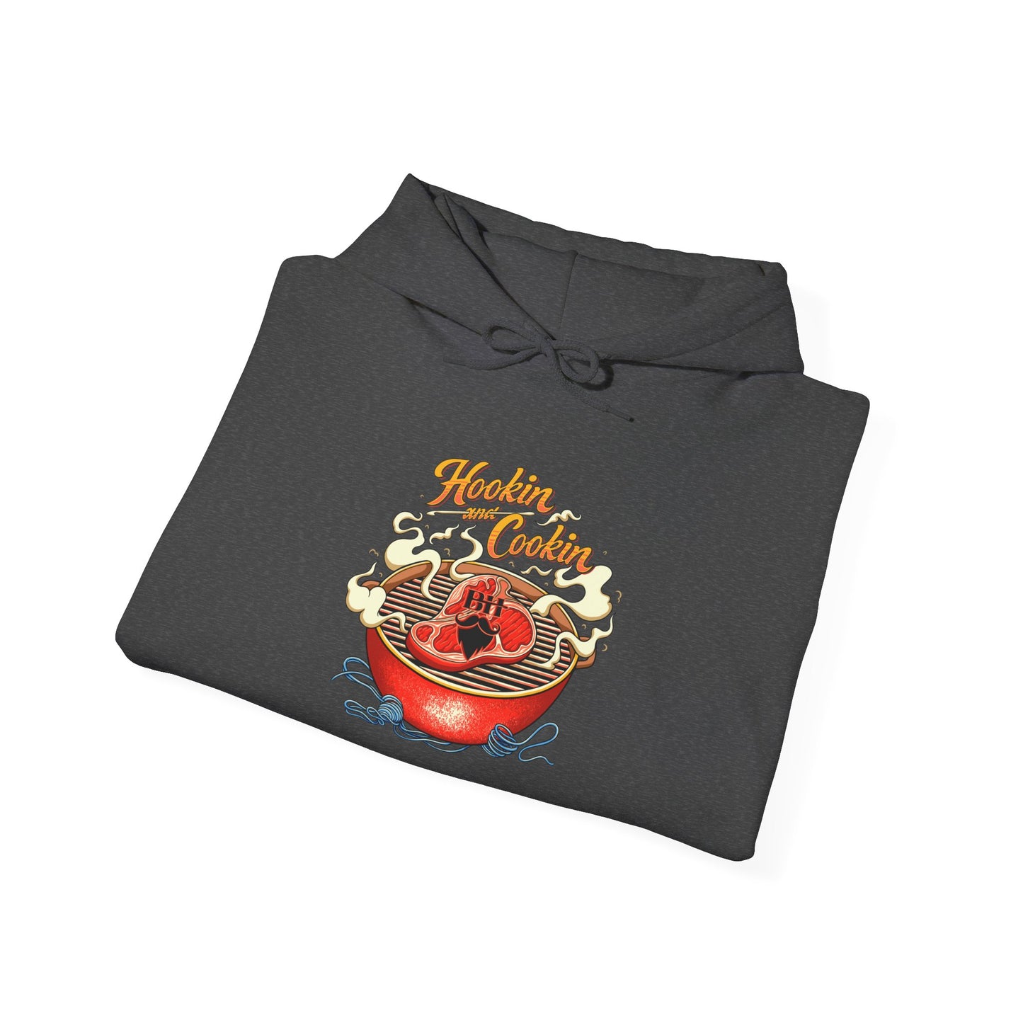 Hoodie — 'Hoosier Cooker' Retro Chili Pot Graphic Pullover
