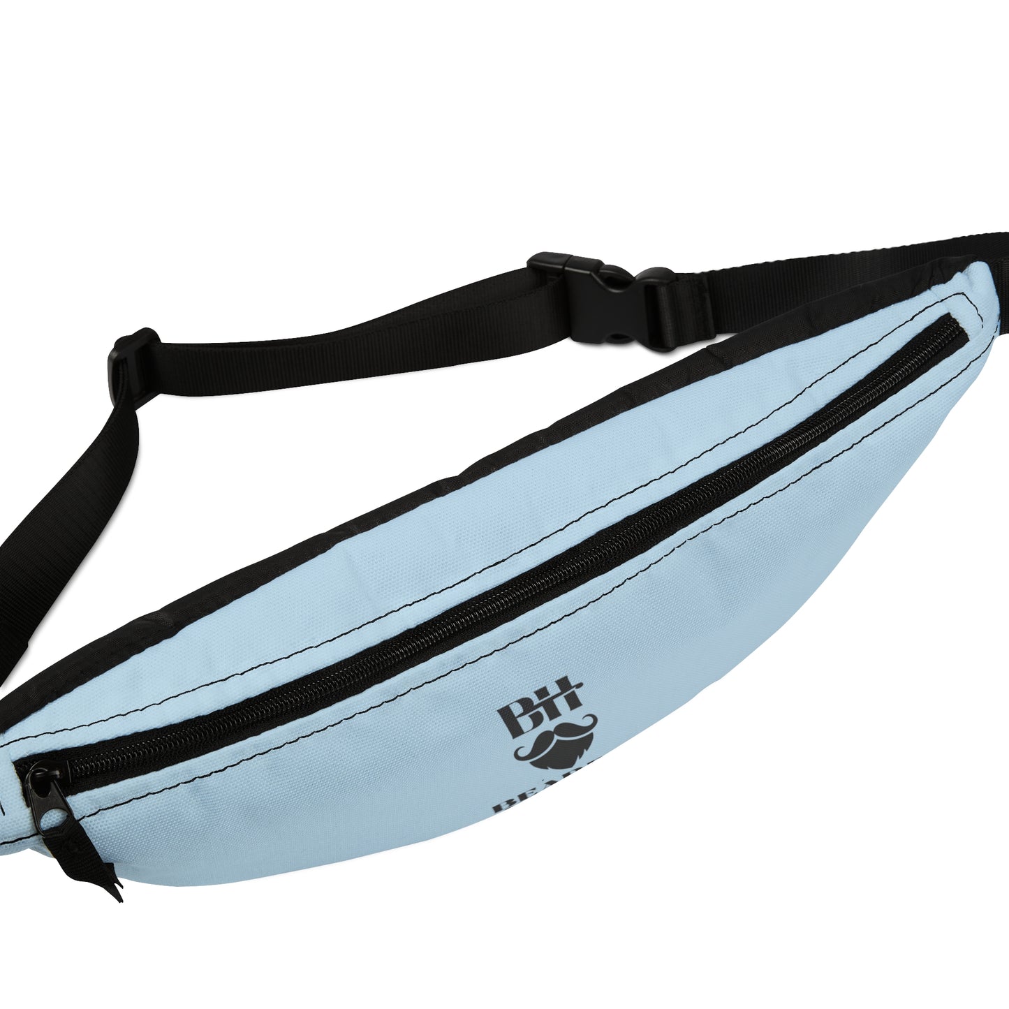 Fanny Pack — Bearded Hooker Logo Light Blue Waist Bag