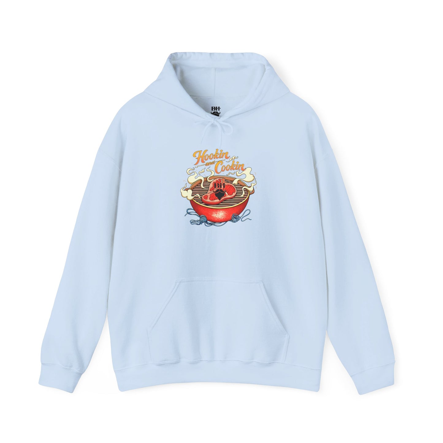 Hoodie — 'Hoosier Cooker' Retro Chili Pot Graphic Pullover