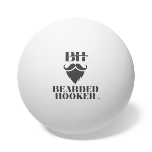 Bearded Hooker Ping Pong Balls — 6-Pack / Just need 12 red plastic cups to go with them.