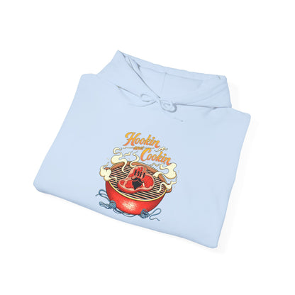Hoodie — 'Hoosier Cooker' Retro Chili Pot Graphic Pullover