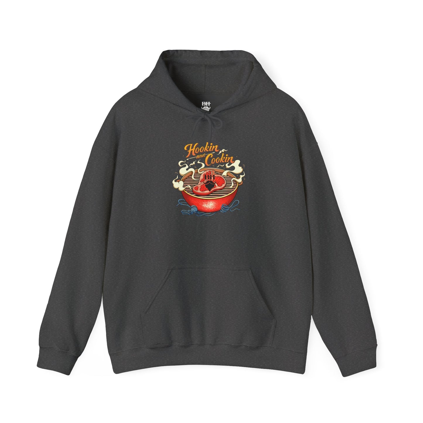 Hoodie — 'Hoosier Cooker' Retro Chili Pot Graphic Pullover