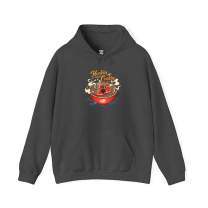 Hoodie — 'Hoosier Cooker' Retro Chili Pot Graphic Pullover