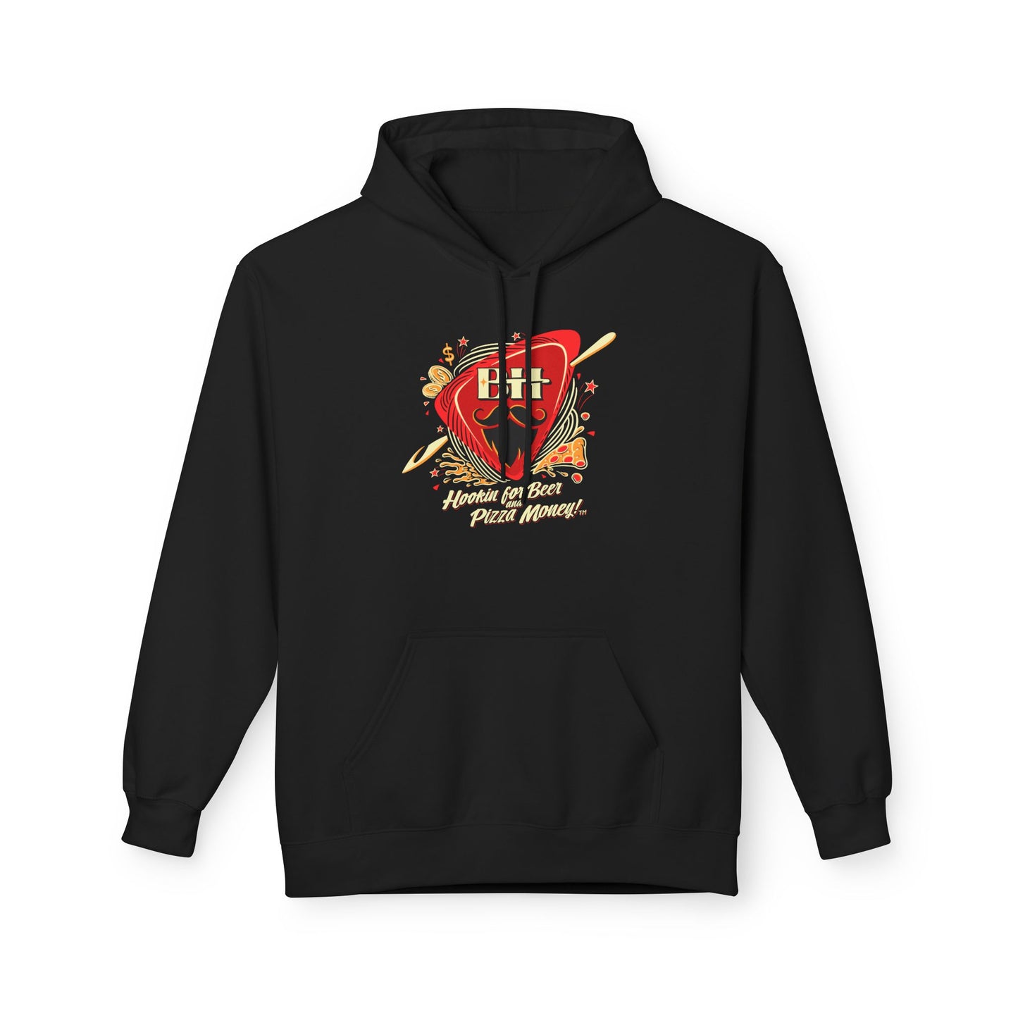 Guitar Pick Graphic Hoodie — "Play On" Music Lover Pullover