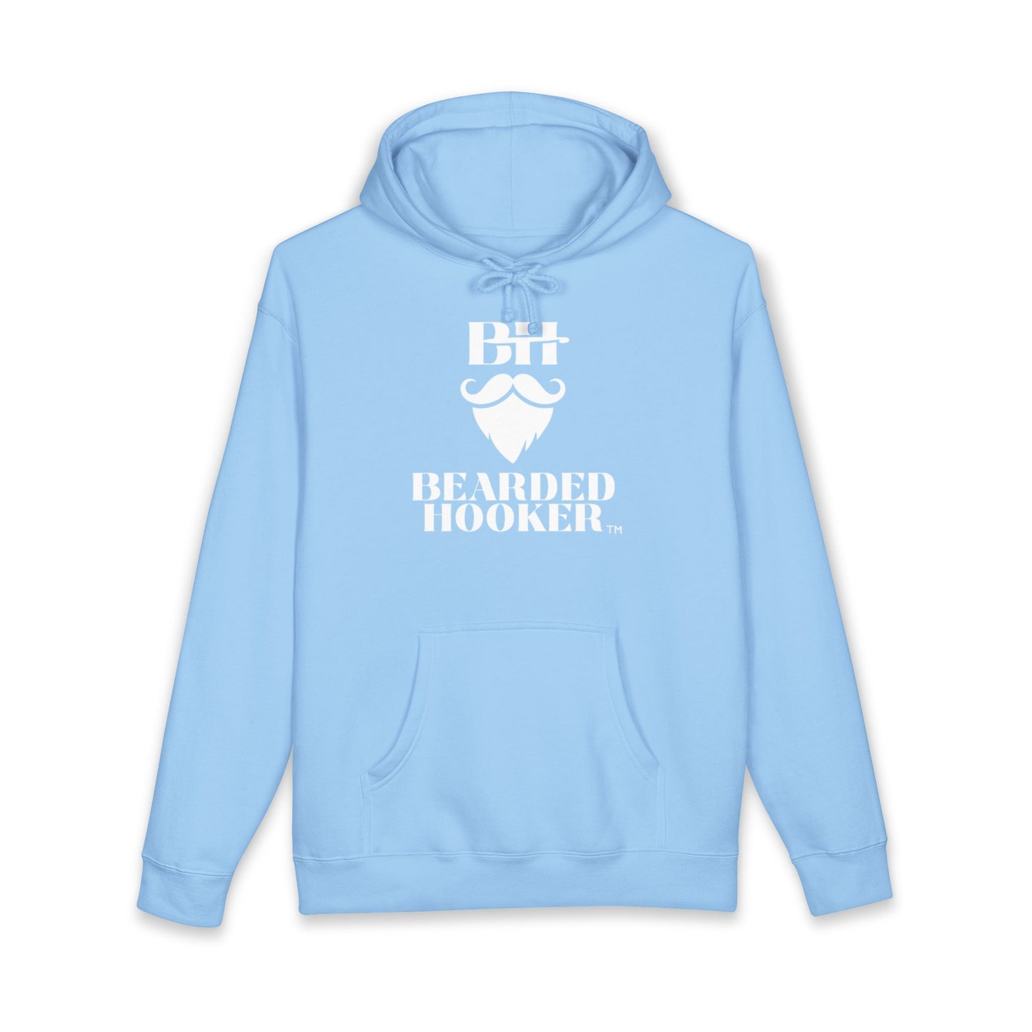 Bearded Hooker Hoodie — Graphic Beard Logo Pullover
