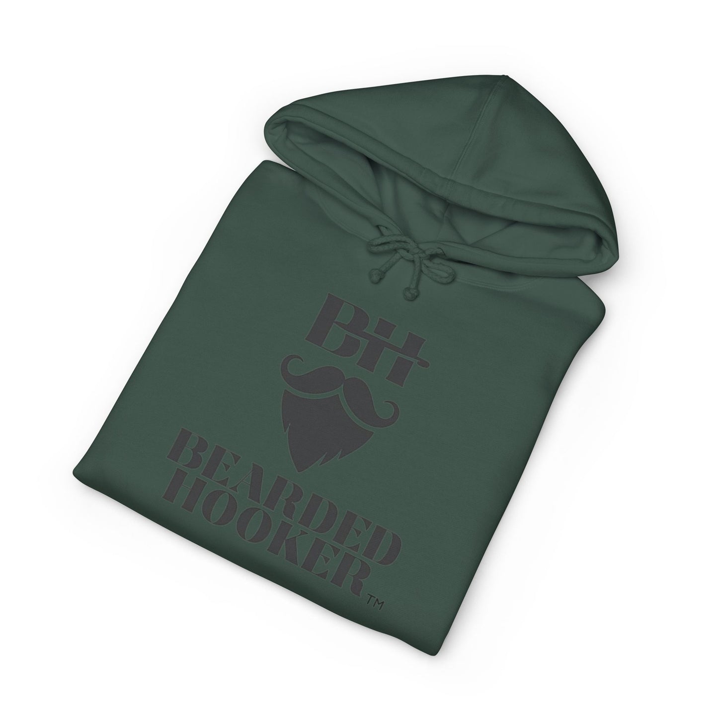 Bearded Hooker Hoodie — Graphic Beard Logo Pullover