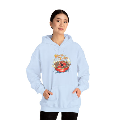 Hoodie — 'Hoosier Cooker' Retro Chili Pot Graphic Pullover