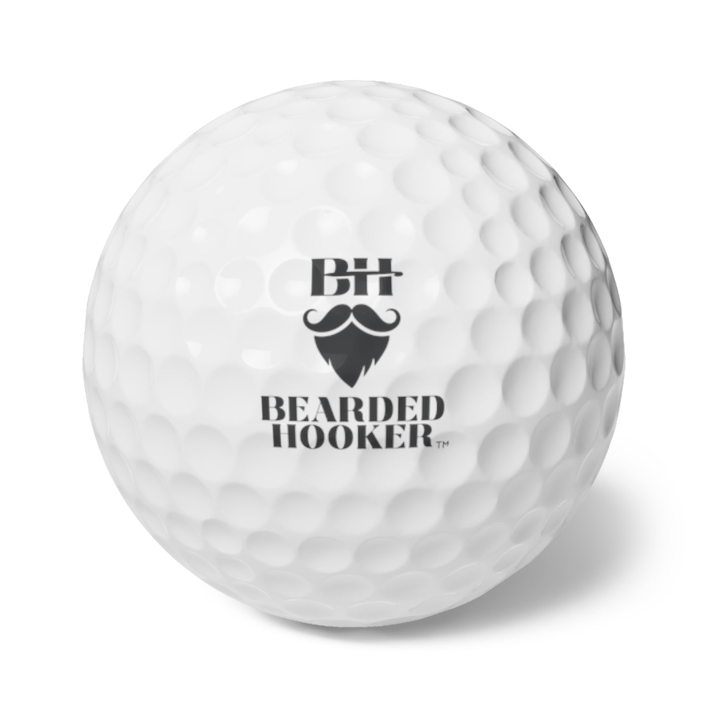 Golf Balls, 6pcs / Support the beard on the links