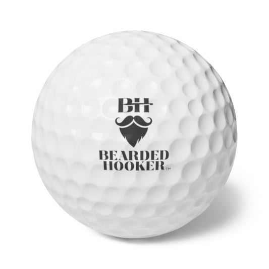 Golf Balls, 6pcs / Support the beard on the links