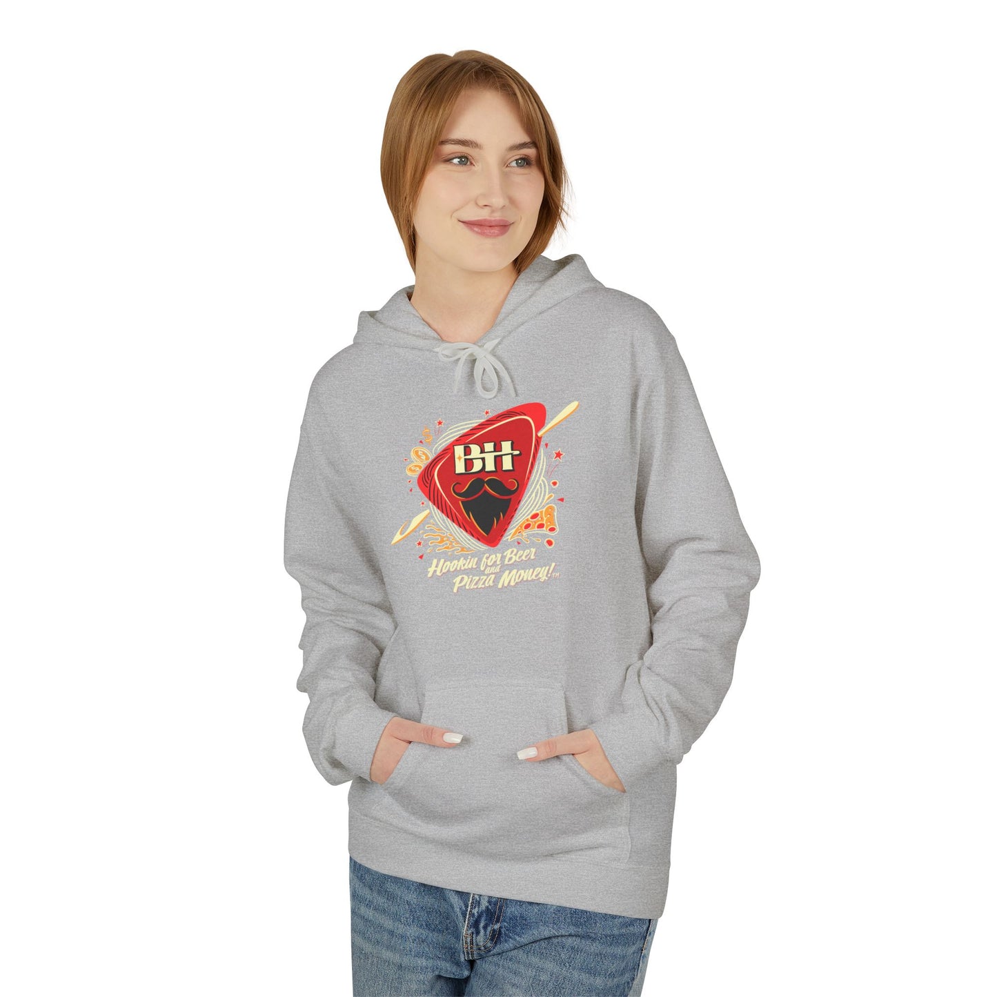 Guitar Pick Graphic Hoodie — "Play On" Music Lover Pullover