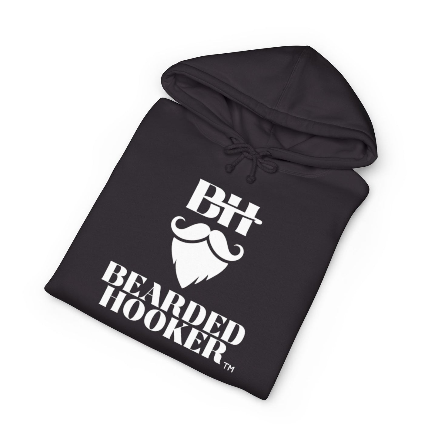 Bearded Hooker Hoodie — Graphic Beard Logo Pullover