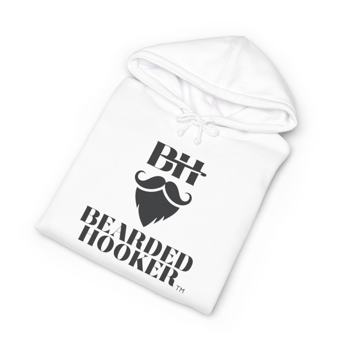 Bearded Hooker Hoodie — Graphic Beard Logo Pullover