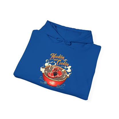 Hoodie — 'Hoosier Cooker' Retro Chili Pot Graphic Pullover