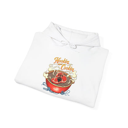 Hoodie — 'Hoosier Cooker' Retro Chili Pot Graphic Pullover