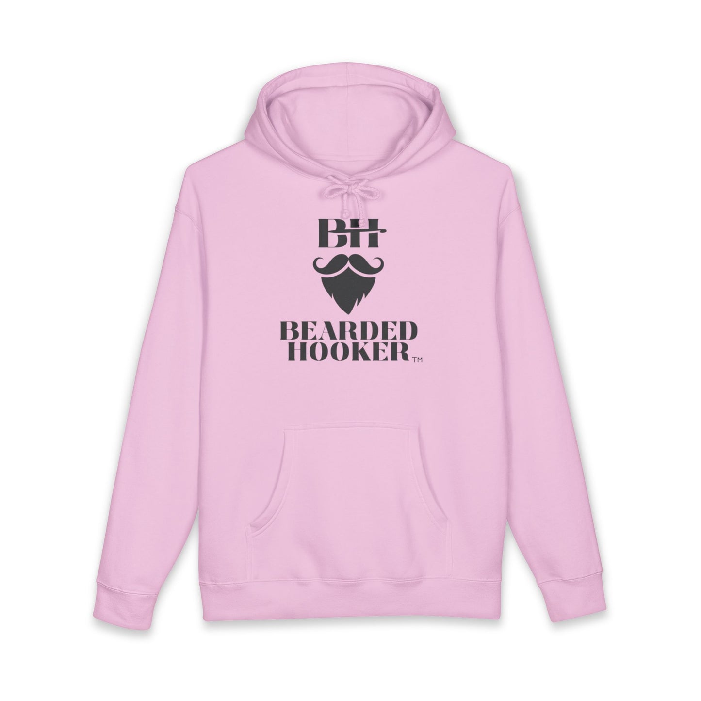 Bearded Hooker Hoodie — Graphic Beard Logo Pullover