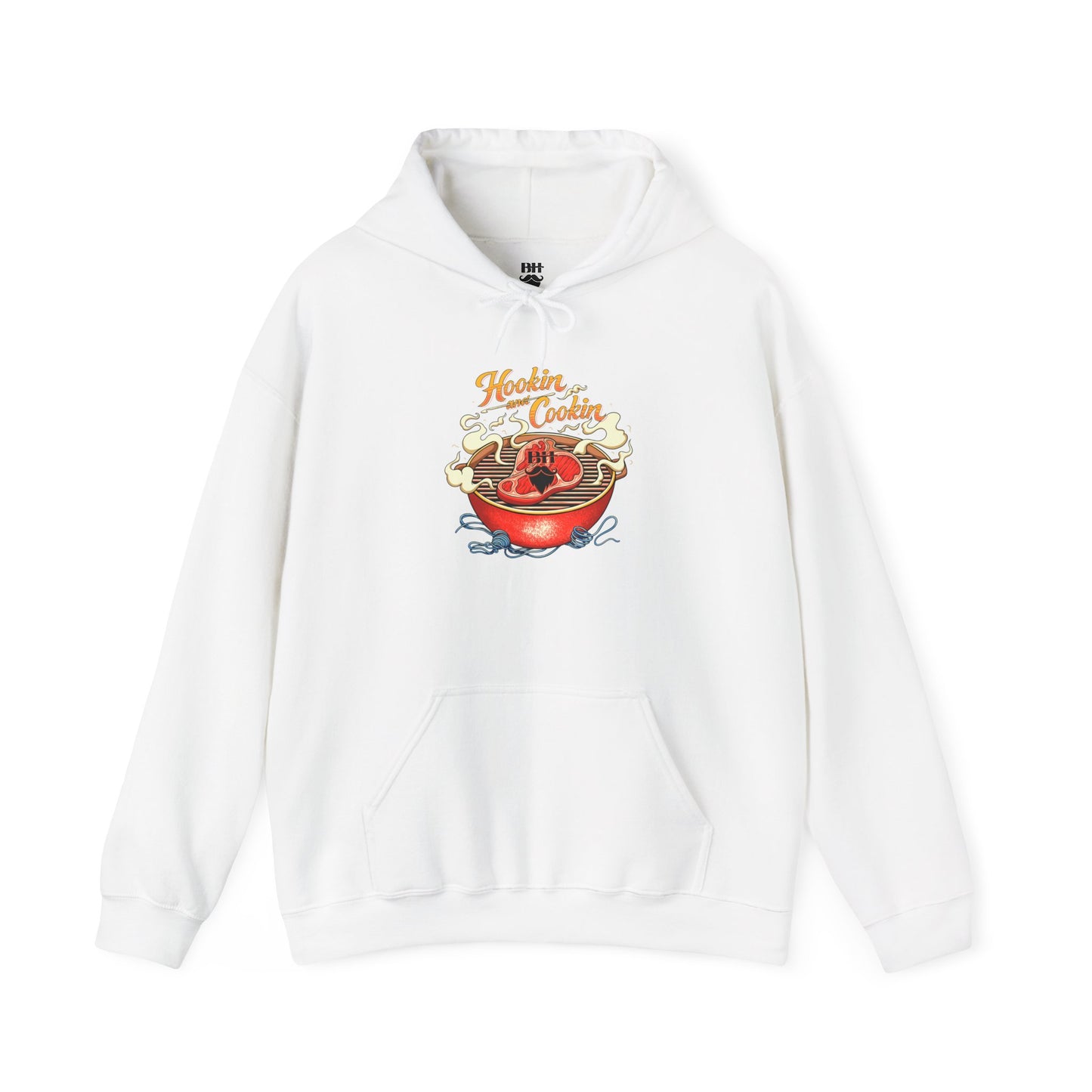 Hoodie — 'Hoosier Cooker' Retro Chili Pot Graphic Pullover