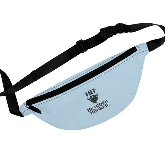 Fanny Pack — Bearded Hooker Logo Light Blue Waist Bag
