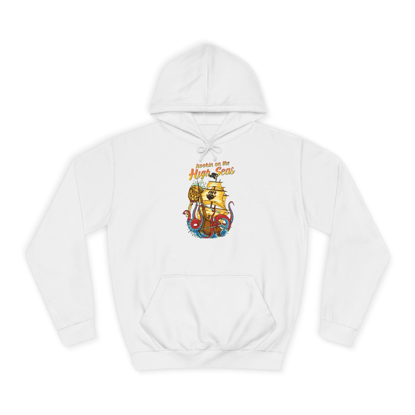 College Hoodie — Golden Retro Lion Crest "Keepin' It Real"