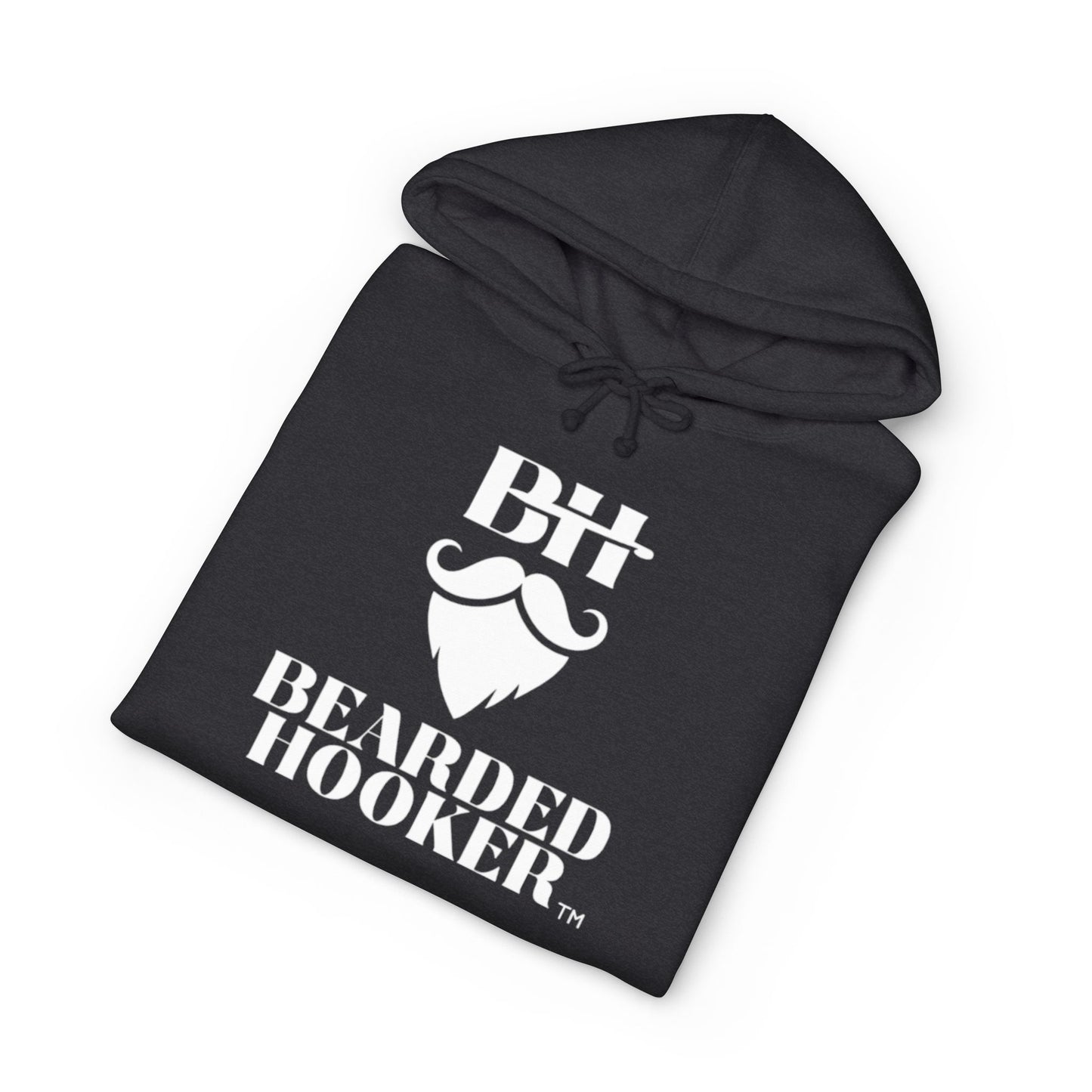 Bearded Hooker Hoodie — Graphic Beard Logo Pullover