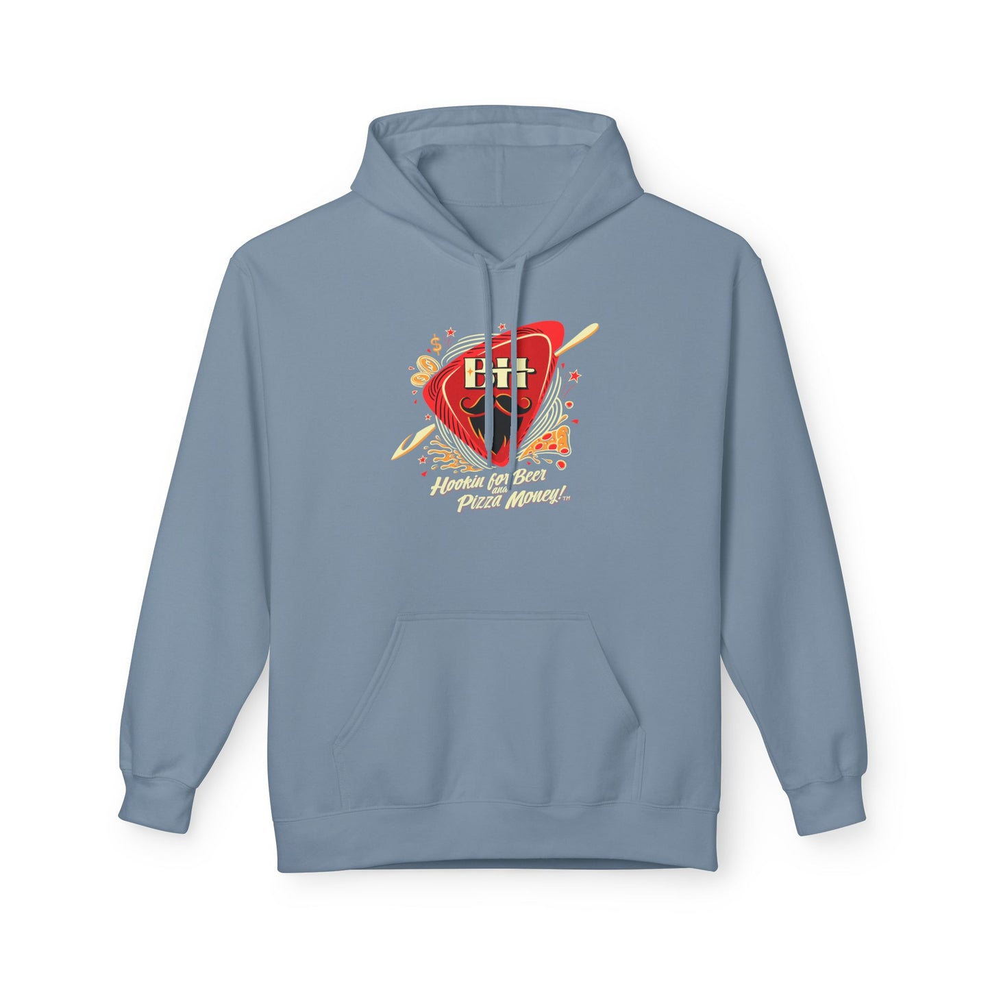 Guitar Pick Graphic Hoodie — "Play On" Music Lover Pullover