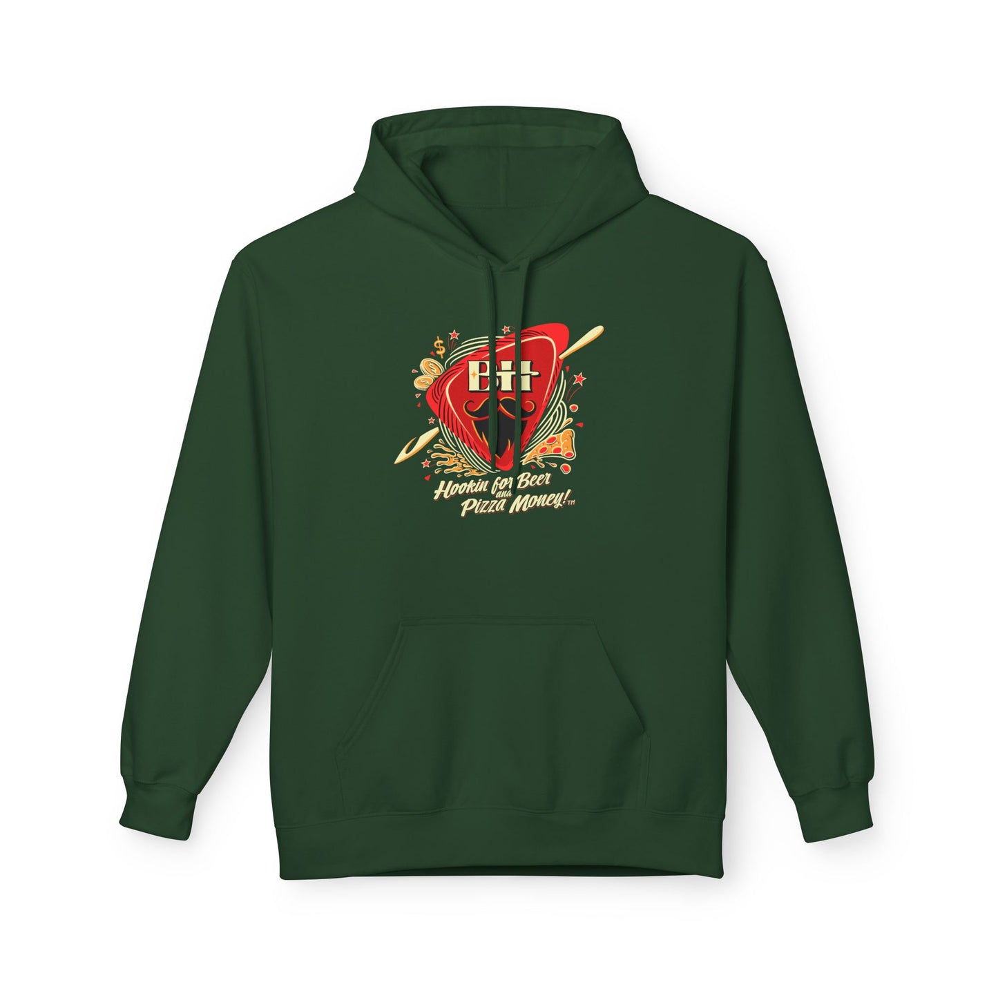 Guitar Pick Graphic Hoodie — "Play On" Music Lover Pullover