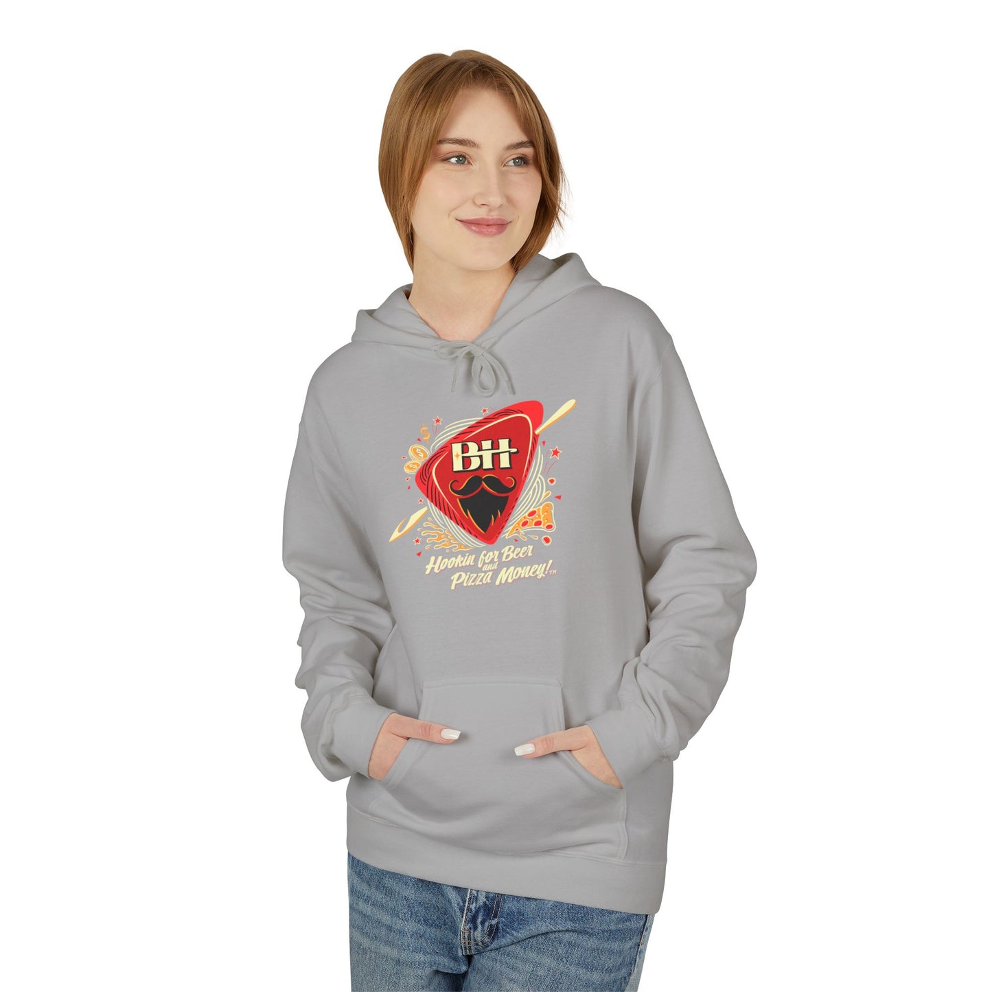 Guitar Pick Graphic Hoodie — "Play On" Music Lover Pullover