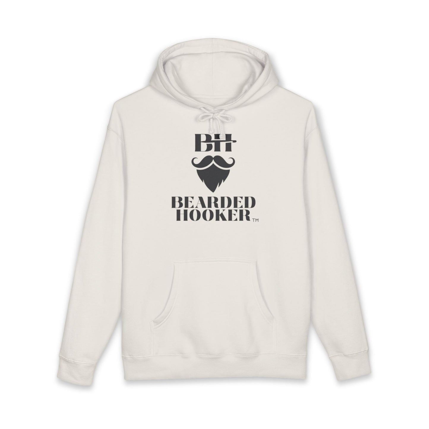 Bearded Hooker Hoodie — Graphic Beard Logo Pullover